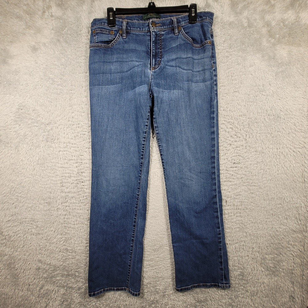 Lauren Ralph Lauren Jeans LRL Classic Straight Womens‎ 12 Blue Denim 32x30